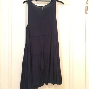 Sleeveless Navy Babydoll Dress (Bloomingdales)